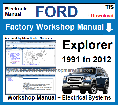 Ford Explorer Workshop Service Repair Manual